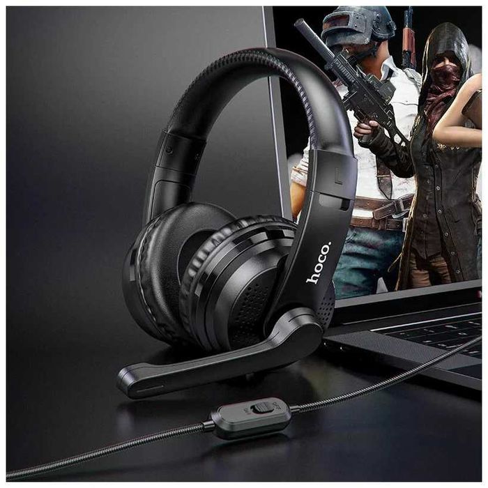 Компьютерная гарнитура Hoco W103 + Доставка + Гарантия.