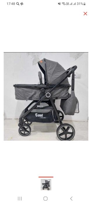 Коляска автолюлька 2 в 1