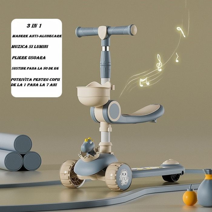 Trotinete multifuncționale 3 in 1