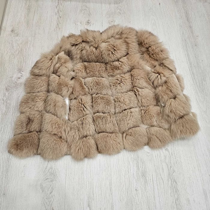 Дамски елек, естествена кожа, лисица