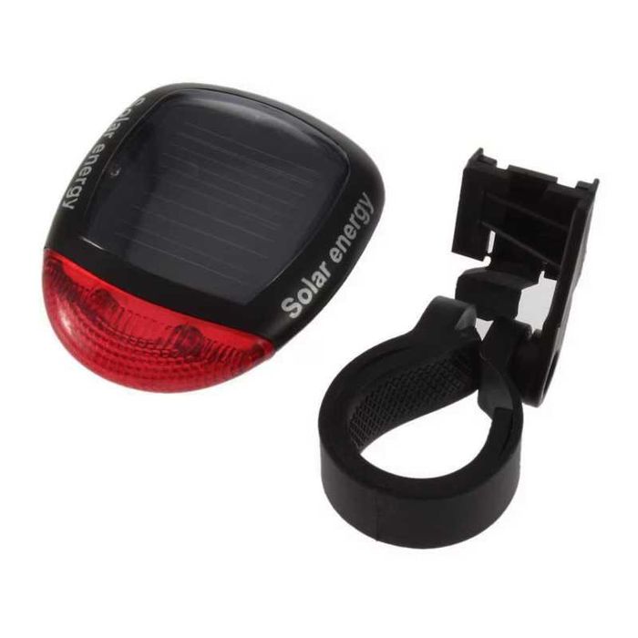 Задна LED стоп светлина за велосипед колело, Соларно захранване
