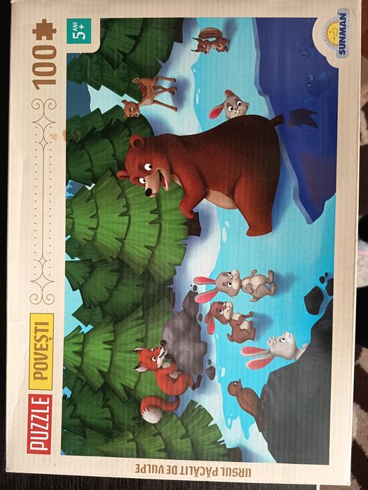 Puzzles 3 bucăți  copii