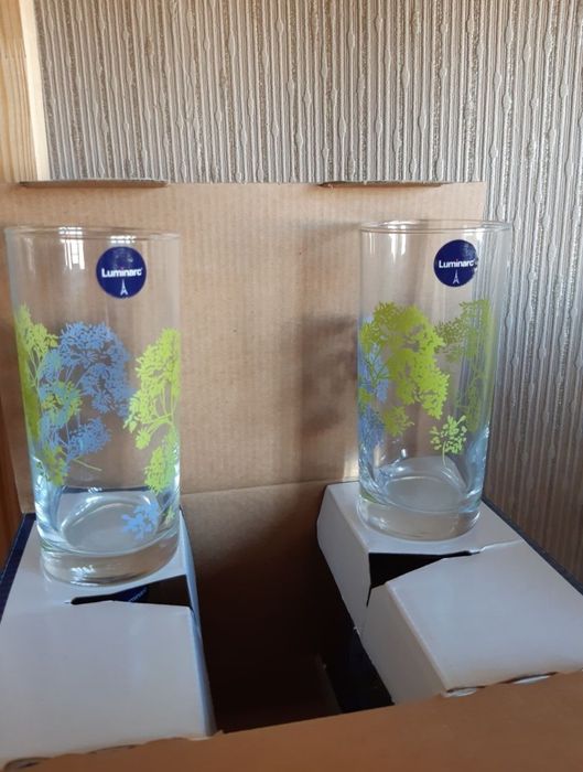 продам новые бокалы и стаканы Luminarc