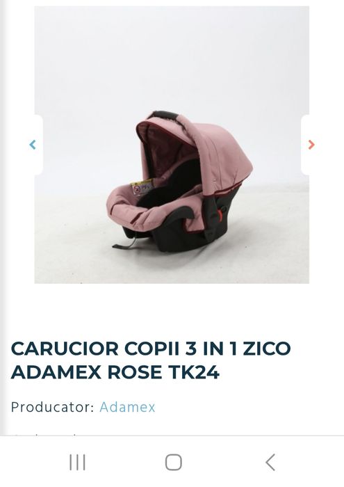 Cărucior 3 în 1 ADAMEX