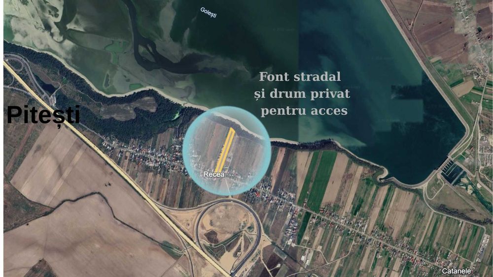 Vand Teren  Pitesti Căteasca, loc. Recea