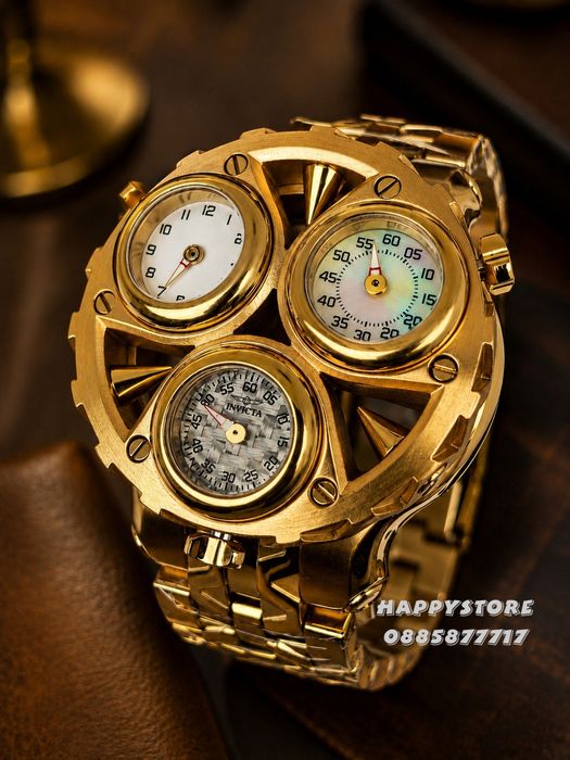 INVICTA Cerberus Gold 47 mm, Инвикта нов мъжки часовник