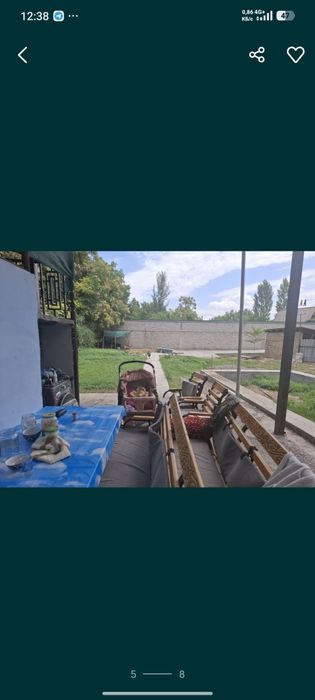 Продам дача в Чирчике  дачный поселок 7 сотка.