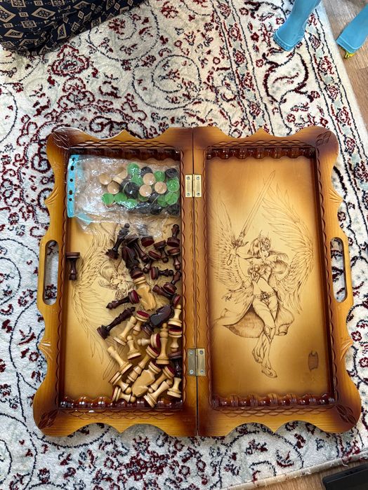 Шахматы ручная работа.