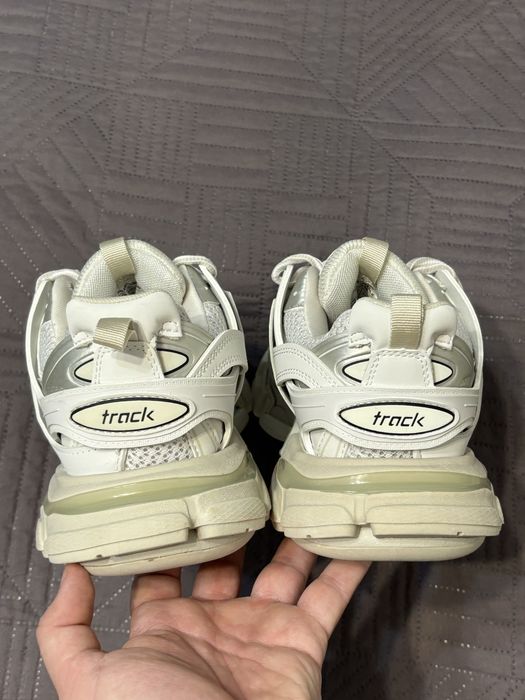 Adidasi sneakers Balenciaga Track alb crem bej marime 37 38 39 40 oversize Isabel Marant Lanvin