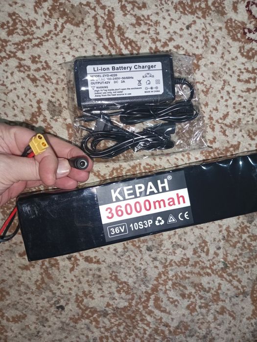 самокат аккумулятор 36000 мач