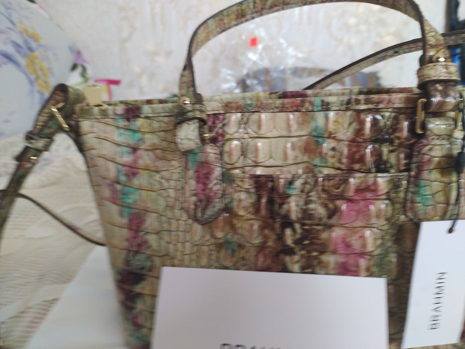 Сумка кожаная BRAHMIN