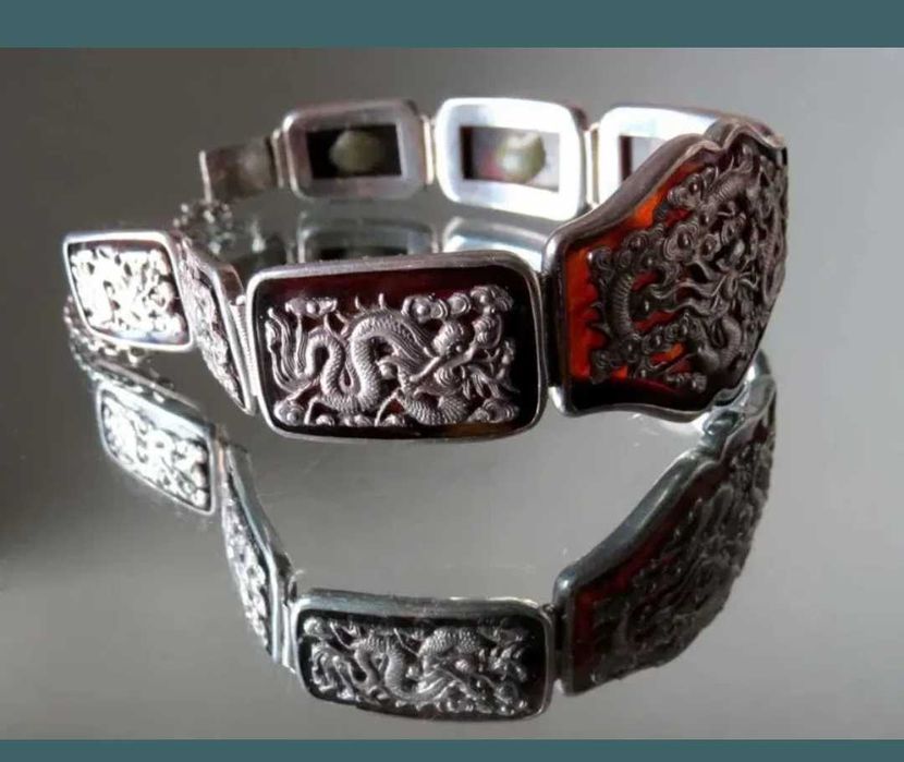 Veche Bratara Argint China Sau Japonia1900