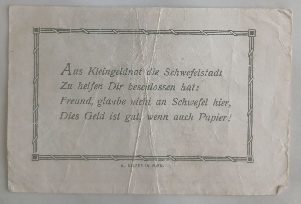 50 Heller din 1920