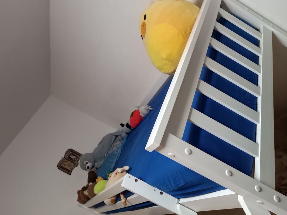 Pat supraetajat cu saltea