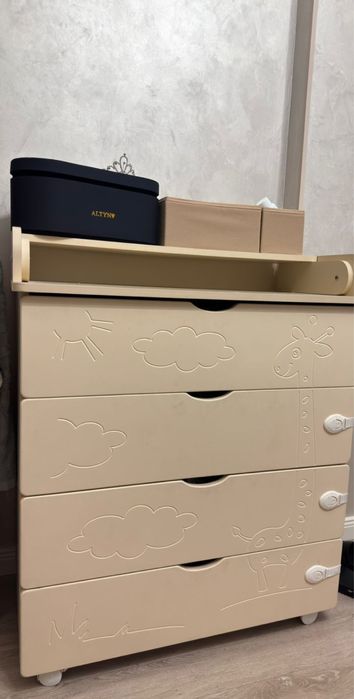 Комод пелинальный детский