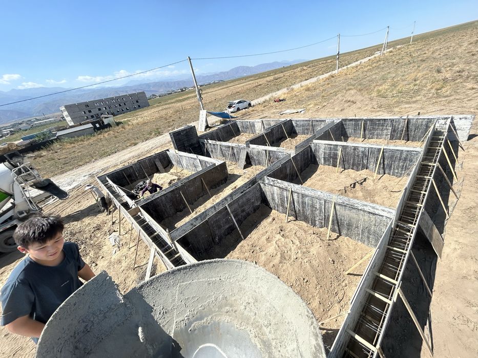 Заливка Фундамент