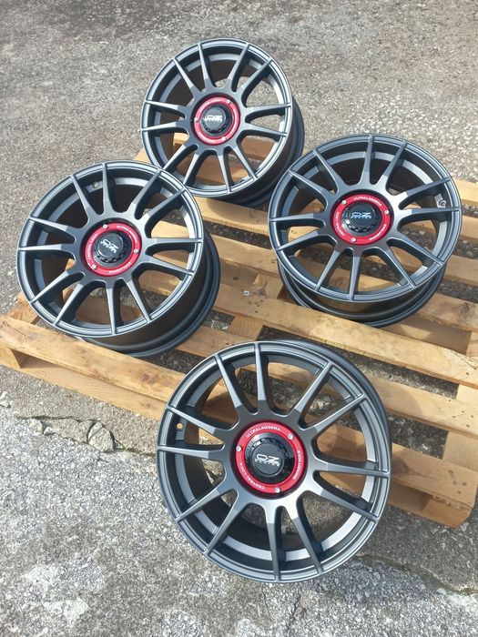 16"5х100 O.Z Матт Гънметал 7ж ет35 Audi A3 Golf4 Polo Tiago Toyota Subaru Чисто Нови.