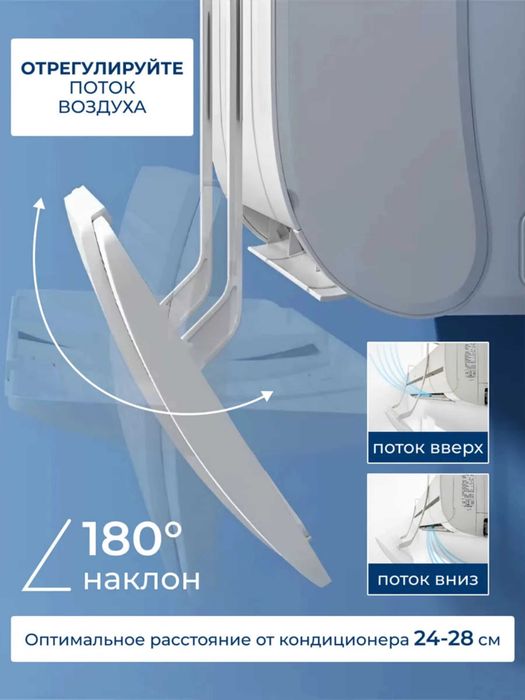 Shamol qaytargich, дефлектор кондиционера 180°
