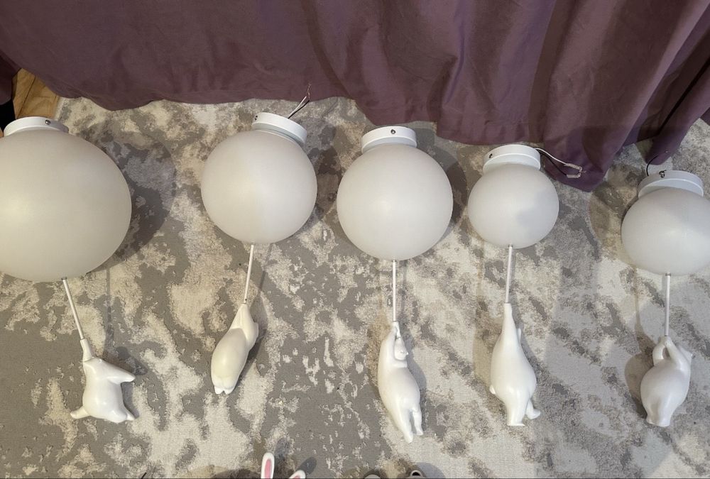 Продам люстру с мишками