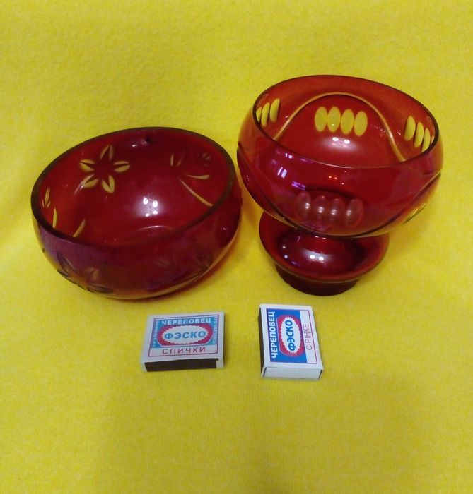 Вазы Стекло Винтаж СССР