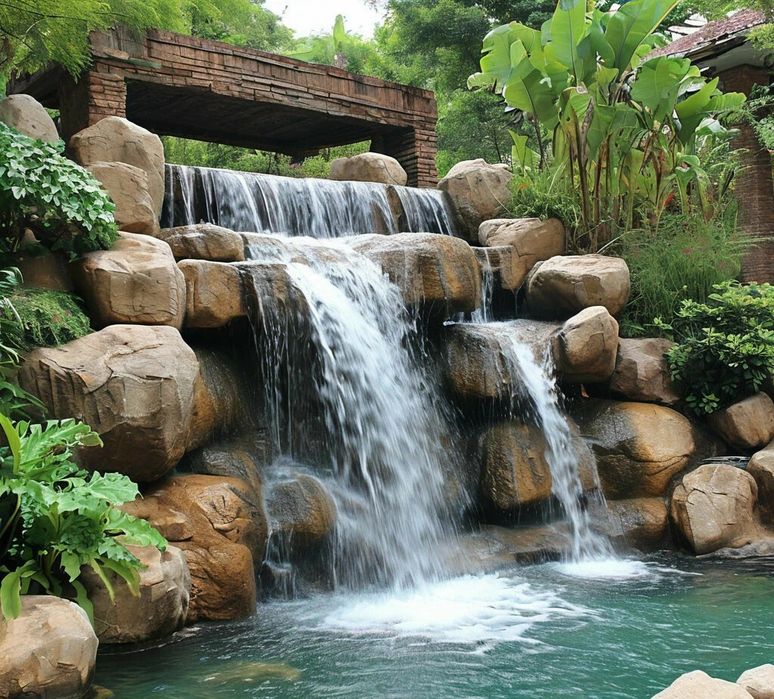 Строительство водопадов, ремонт и обслуживание