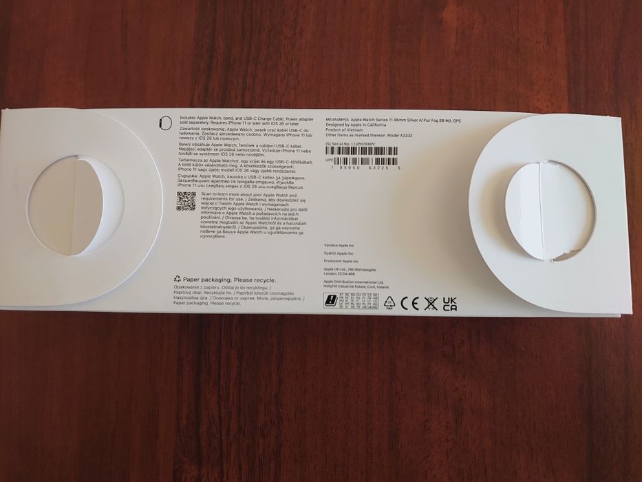 Apple Watch 11 46 mm гаранция