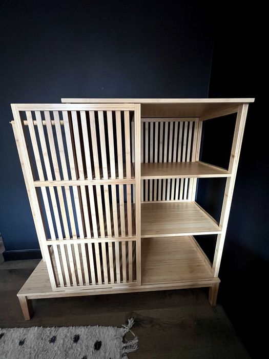 Dulap bambus IKEA Nordkisa (ușă glisantă)