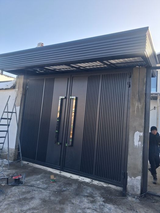 Ворота, навес, сварочные работы