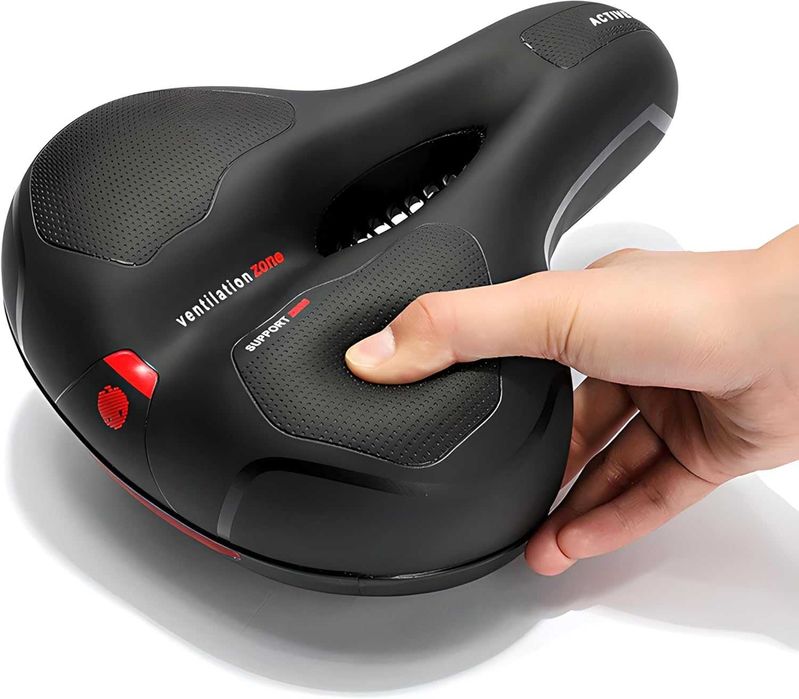 Sa bicicleta sport din spuma moale suspensie arcuri ventilatie scaun