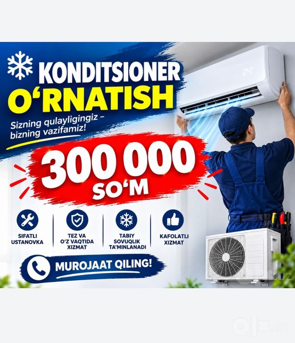 Konditsioner o'rnatish