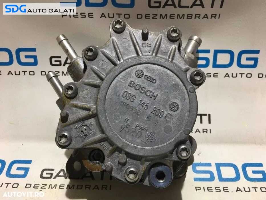 Pompa Vacuum Vacum Tandem BOSCH Volkswagen Passat B6 2.0 TDI CBAA BMA BVE BWV CBAB BKP BUZ BMR CBBB 2005 - 2010 Cod 03G145209C [D0139]