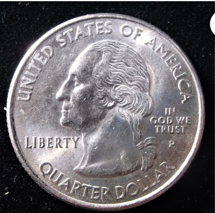 Tanga  2001p Shimoliy Karolina shtati chorak seriyasi, MS-65, Birinchi