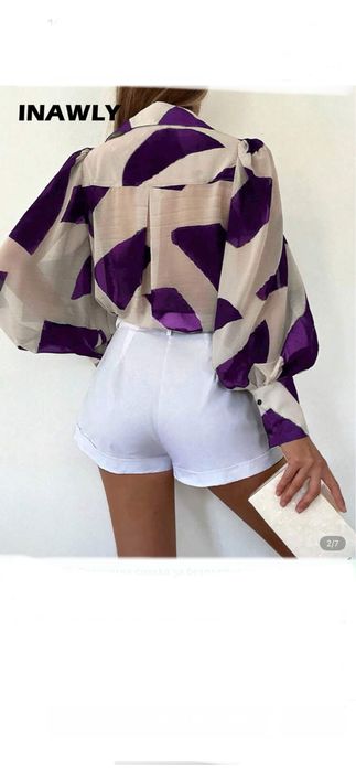 Риза-Хл размер Shein-Нови(2 цвята)