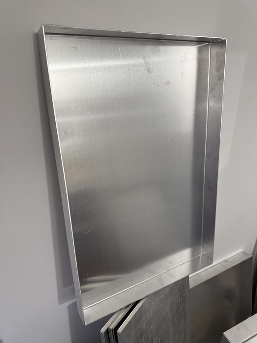 Tava aluminiu patiserie : 600x400x100 mm , grosime 1.2