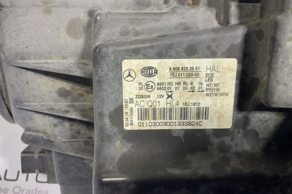 Faruri A9068202561 A9068202661 Mercedes Sprinter 2.2 CDI 2014 - 2017