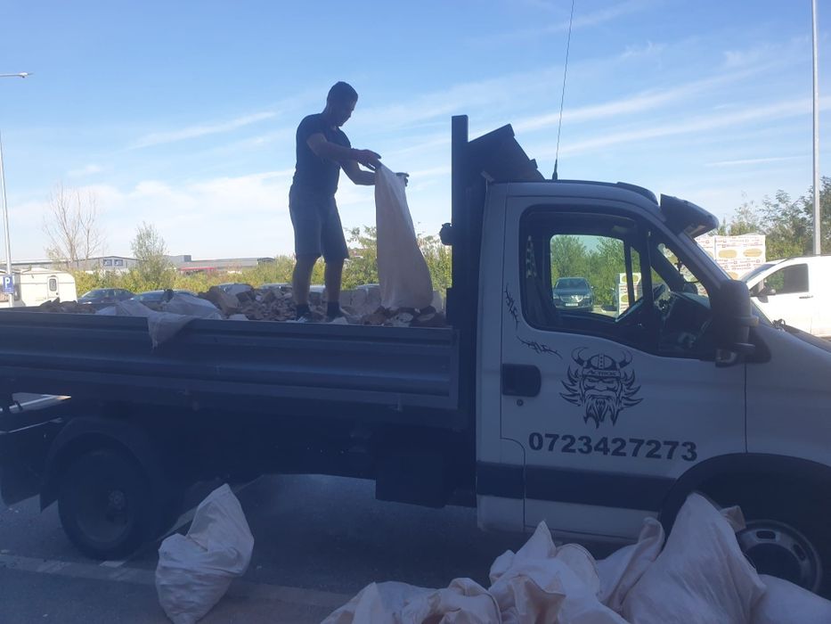 containare gunoi moluz, debarasare apartamente,nisip, pietriș