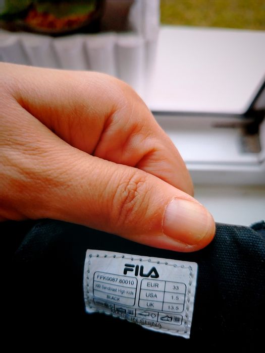 Adidași /teniși /bascheți Fila, mărime 33, impecabili