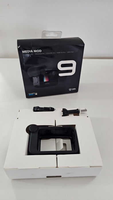 GoPro Media Mod Carcasa Multimedia pentru HERO9 10 11 12 13 Black