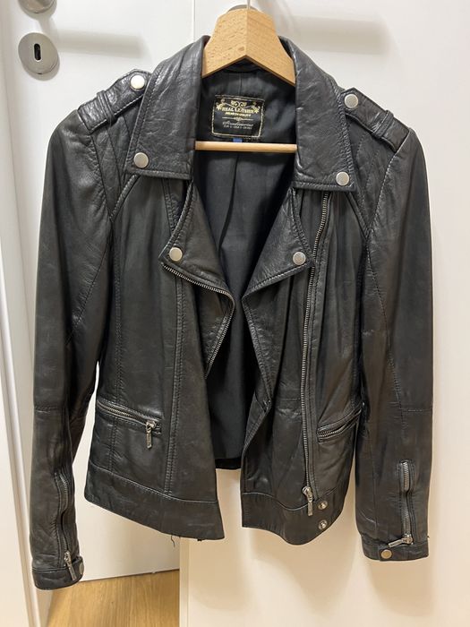 Geaca Piele naturala Stradivarius marime S