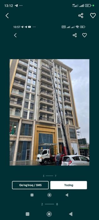 Автолифт хизмати 300 кг 26-45 метиргача