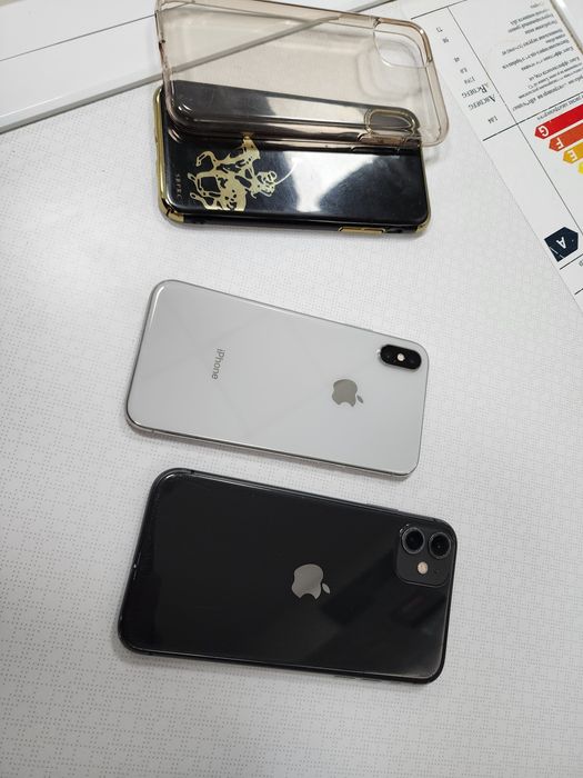 Iphone X LL/A Black 64GB Bat 100% Ideal