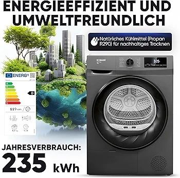 Нова сушилня с термопомпа Bomann WPT 7154