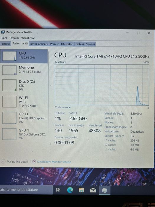 Laptop ASUS X550JK - i7 / GTX 850M / SSD Okwi