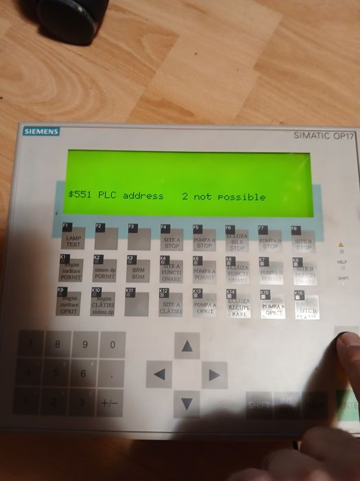 Ecran Simatic panel OP 17