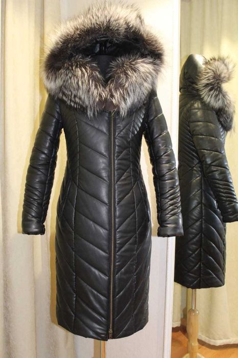 Ремонт кожаной куртки. Укоротить рукава, перешить