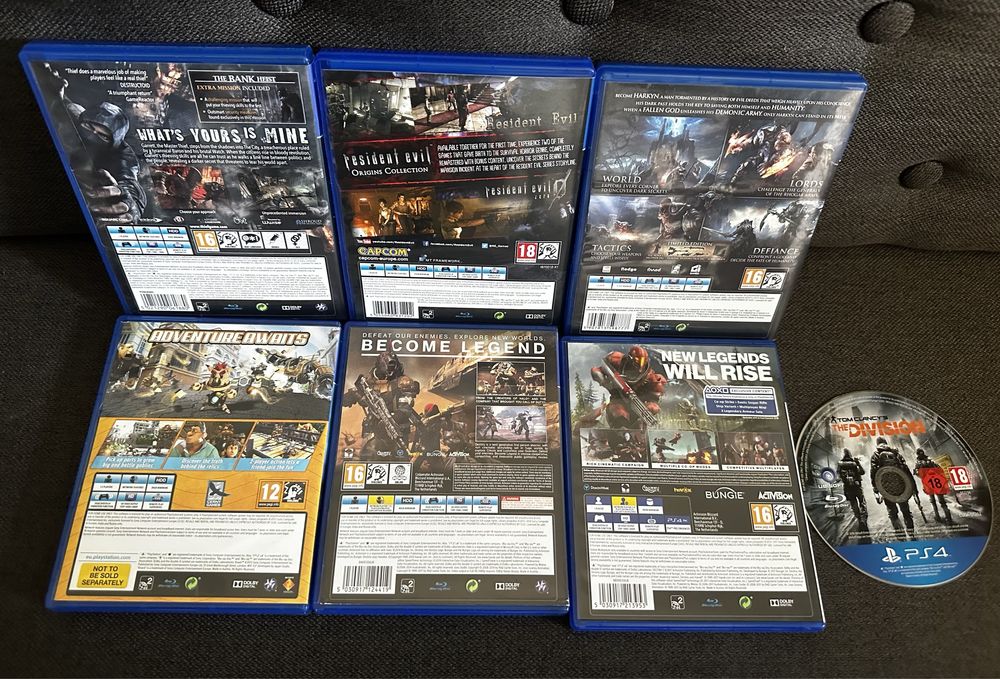 PS4 Game Bundle - Resident Evil , Thief, Destiny 1 & 2 + още ЛОТ!