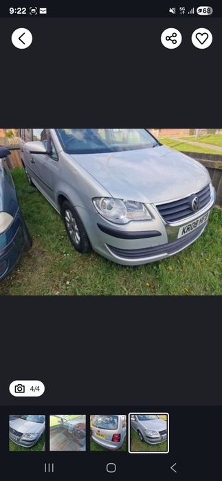 Bara capota trager far radiatoare usa oglinda Volkswagen Touran piese