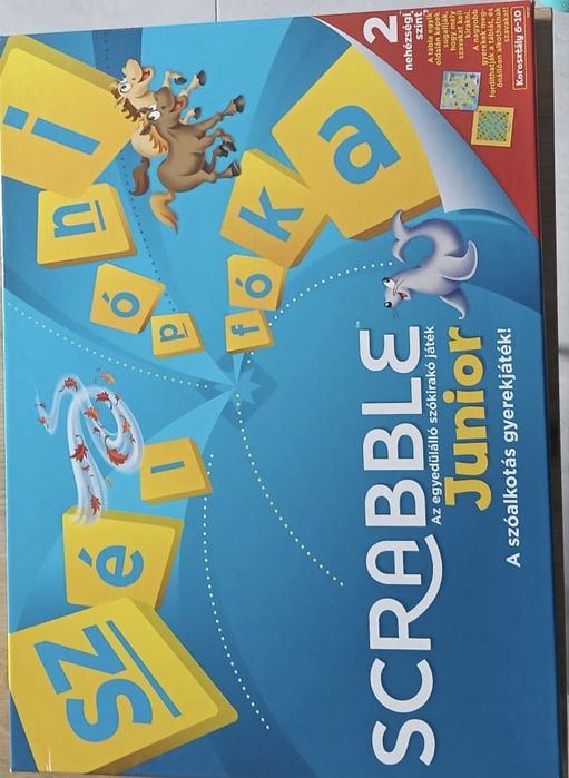 Joc Scrabble Junior 2 in 1 în limba maghiarā