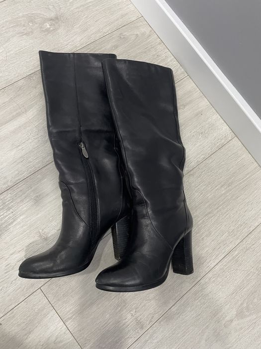 Кожаные сапоги баскони