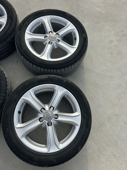 Jante audi 17 ,5x112 cu anvelope vara 225/50/17